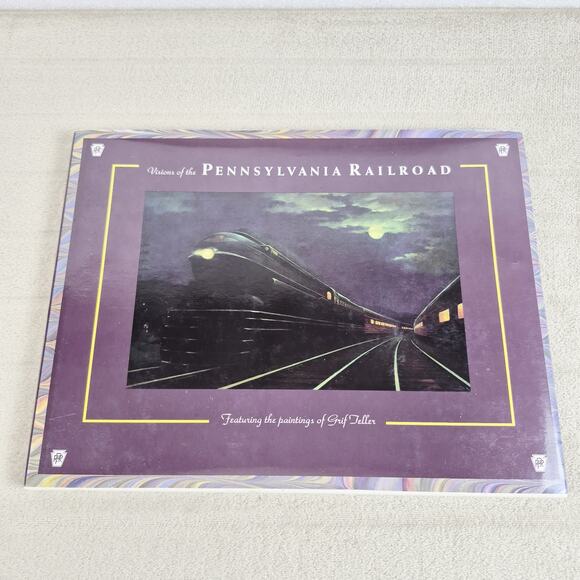 Visions of the Pennsylvania Railroad Book 1992 Ernest R. Varalli Griff Teller - Picture 1 of 7